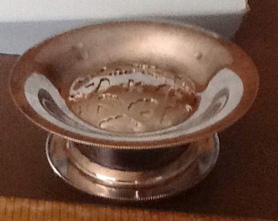 HBB3 (Sterling, Hollowware) Stamp Moistener by Cowell & Hubbard-1