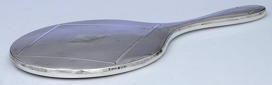 Sterling Hollowware Mirror with Handle by Hasset & Harper Ltd-1