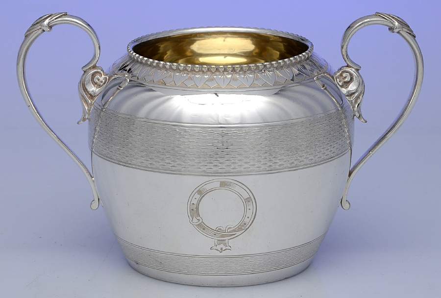 440 (Silverplate, Hollowware) Open Sugar Bowl by H&P-1