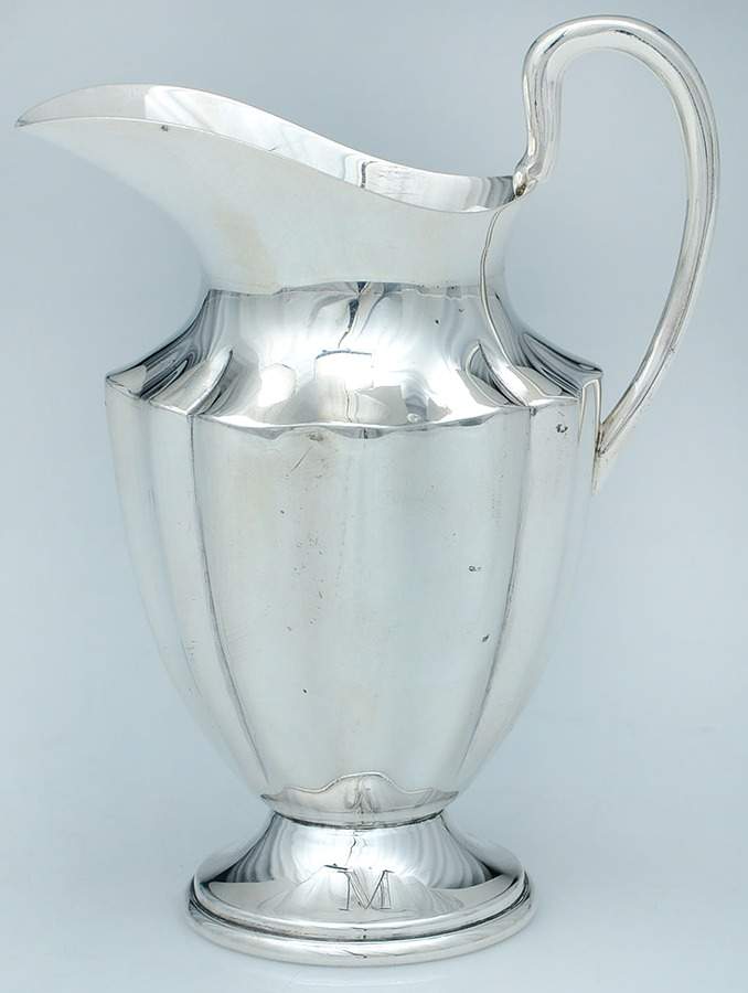 H0SH0S1 (Sterling, Hollowware) Creamer by Heather Silversmiths (Mexico)-1