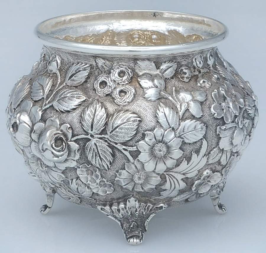 Repousse (Sterling, Hollowware) Waste Bowl by H Mahler-1