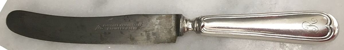 HHF1 (Sterling) Old French Hollow Knife with Bolster by Henry Holland-1