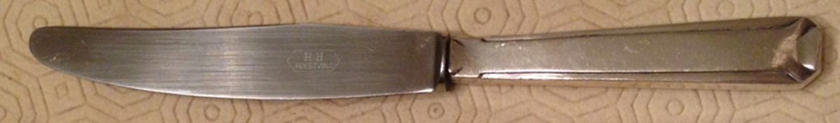 HHI2 (Sterling) Modern Hollow Knife by H. Hooijkaas Silver-1