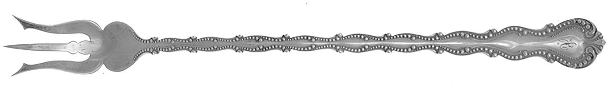 HWD9 (Sterling) Large Lettuce Serving Fork by Howard Sterling -1