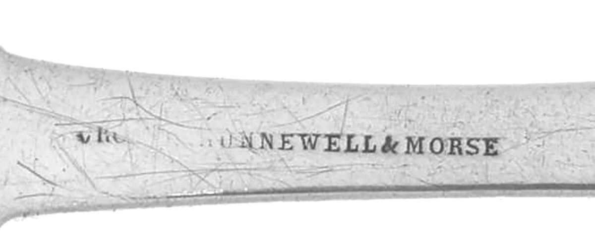 Coin Silver Flatware Tablespoon (Serving Spoon) by Crosby,Hunnewell & Morse-3