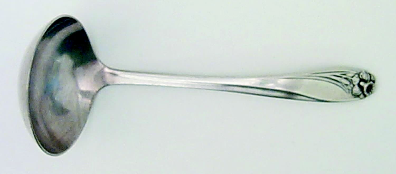 Daffodil (Silverplate, 1950) Solid Gravy Ladle by International Silver-1