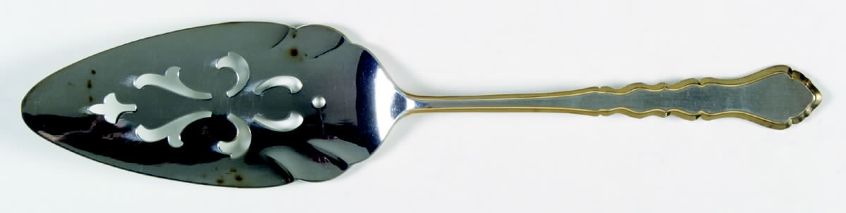 Golden Centennial (Silverplate, 1972) Solid Pierced Pie Server by International Silver-1