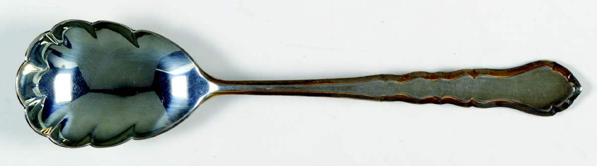 Golden Centennial (Silverplate, 1972) Sugar Shell Spoon by International Silver-1
