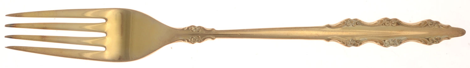 Golden Empress (Gold Electroplate, Deepslv) Fork by International Silver-1