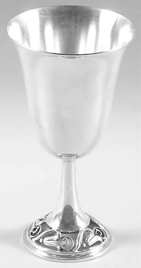 La Paglia Designed (Sterling, Hollowware) Water Goblet by International Silver-1