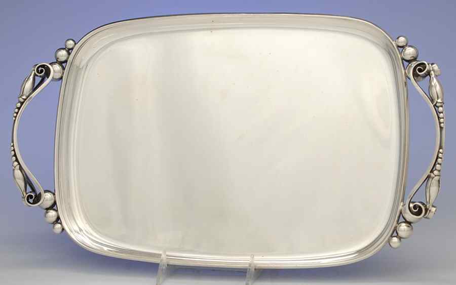 La Paglia Designed (Sterling, Hollowware) 15" Demitasse Tray by International Silver-1