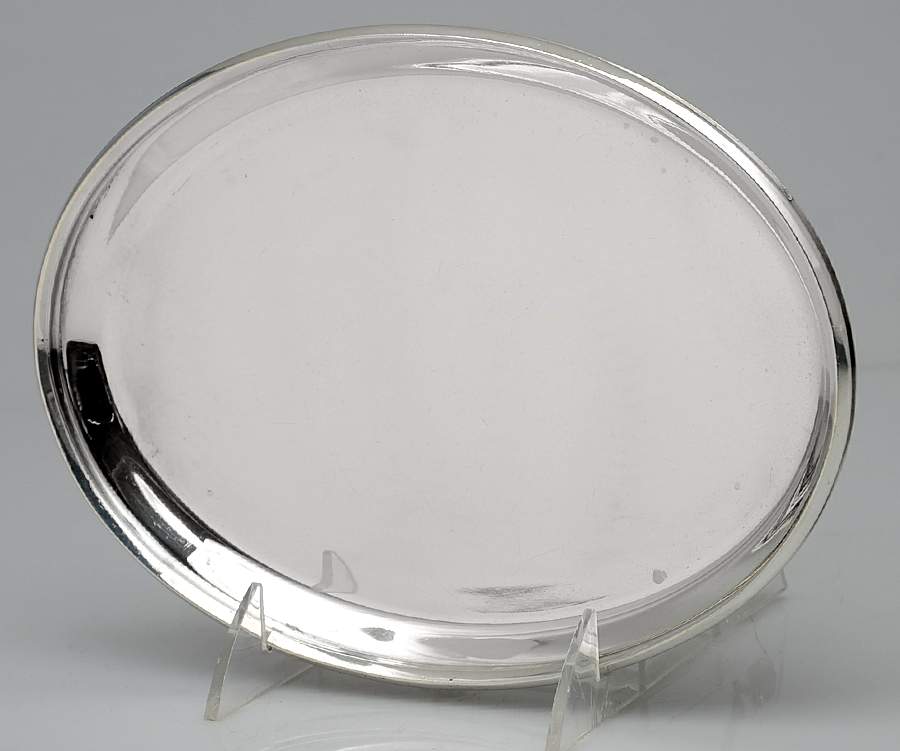 La Paglia Designed (Sterling, Hollowware) 8" Oval Tray by International Silver-1