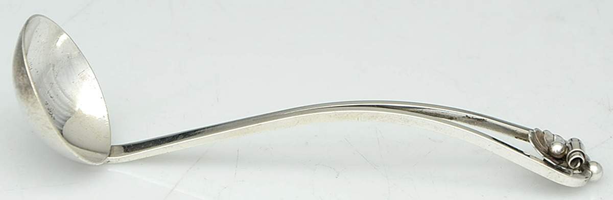 La Paglia Designed (Sterling, Hollowware) Sauce Ladle Solid Piece by International Silver-1