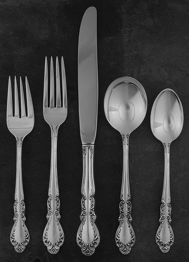 Old Charleston (Sterling, 1951) 5 Piece Place Size Setting by International Silver-1