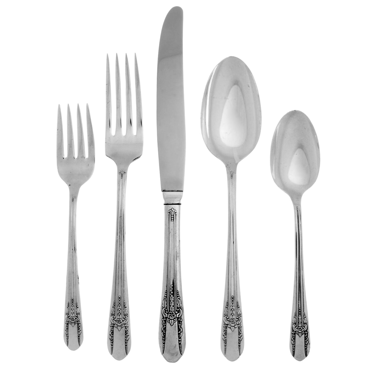 Reflection (Silverplate 1939) 40 Piece Estate Set by International Silver-1