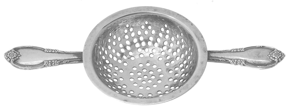 Remembrance (Silverplate, 1948) Solid Individual Overcup Tea Strainer by International Silver-1