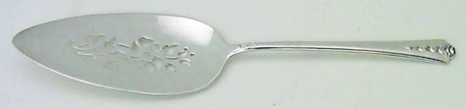 Spring Garden (Silverplate, 1949) Solid Pierced Pie Server by International Silver-1