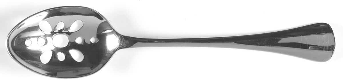 Symmetry (Stainless, Lyon Collection) Pierced Tablespoon (Serving Spoon) by International Silver-1
