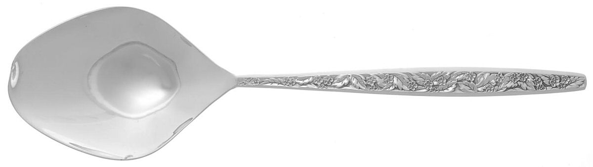 Valencia (Sterling, 1965) Solid Smooth Casserole Spoon by International Silver-1