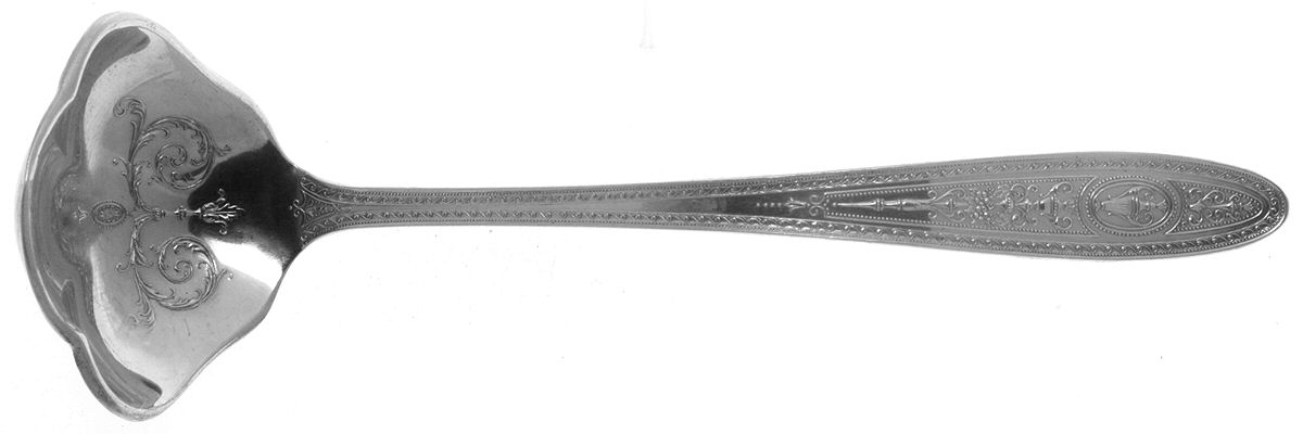 Wedgwood (Sterling, 1924, No Monos) Mayonnaise Ladle by International Silver-1