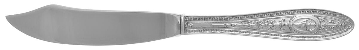Wedgwood (Sterling, 1924, No Monos) Individual Fish Knife with Stainless Blade by International Silver-1