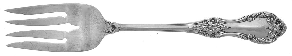 Wild Rose-New (Sterling, 1948, New, No Monos) Individual Salad Fork by International Silver-1