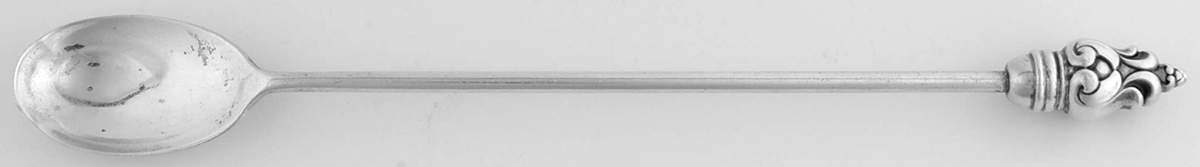 Royal Danish (Sterling, Hollowware) Small Bar Spoon by International Silver-1