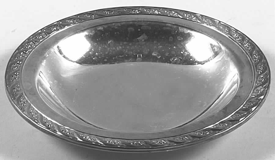 Spring Flower (Silverplate, Hollowware) Medium Silverplate Bon Bon Bowl by International Silver-1