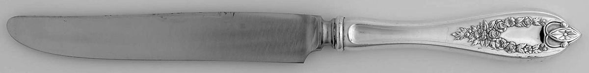 Old Colony (Silverplate, 1911, Monograms) New French Hollow Knife with Bolster by International Silver-1