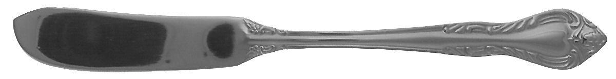 Queen's Fancy (Stainless, Glossy) Flat Handle Master Butter Knife by International Silver-1
