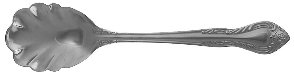 Queen's Fancy (Stainless, Glossy) Sugar Shell Spoon by International Silver-1