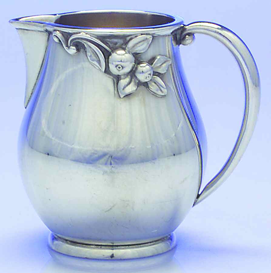 Apple Blossom (Silverplate, Hollowware) Creamer by International Silver-1
