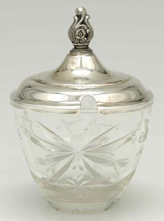 Prescut Clear Jam/Jelly & Lid by Anchor Hocking-1