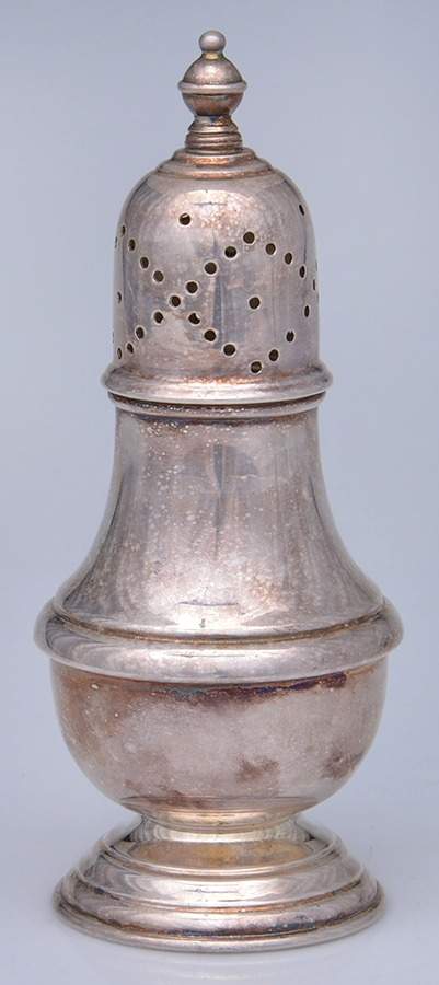 37 (Silverplate, Hollowware) Muffineer by Israel Freeman & Son Ltd-1