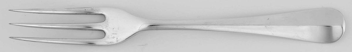 Queen Anne (Sterling) 3 Tine Dessert Fork by James Robinson-1