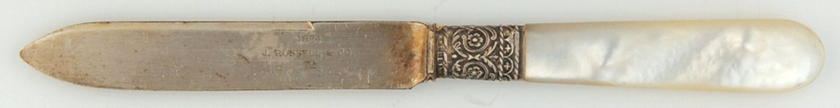 Pearl Handle 1 (Sterling) Pearl Handle Individual Fruit Knife by 1834 J Russell & Co.-1