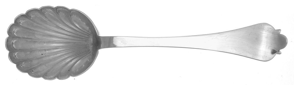 Trifid (Sterling) Sugar Shell Spoon by James Robinson-1