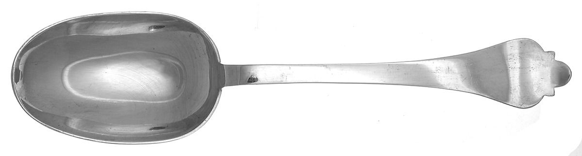 Trifid (Sterling) Solid Serving Spoon by James Robinson-1