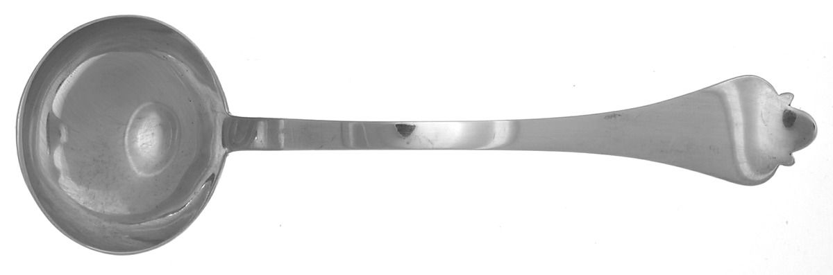 Trifid (Sterling) Solid Gravy Ladle by James Robinson-1