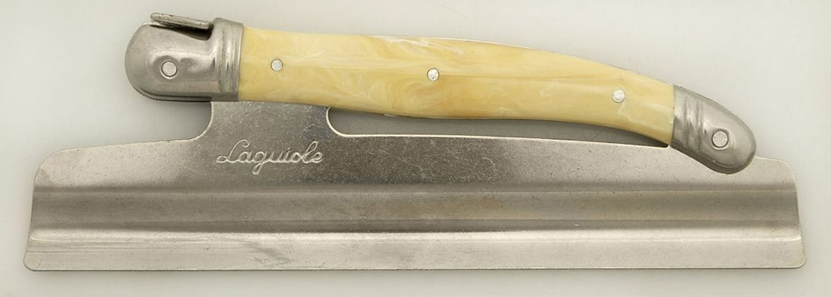 Laguiole-Ivory (Stainless) Food Scraper by Jean Dubost (France)-1
