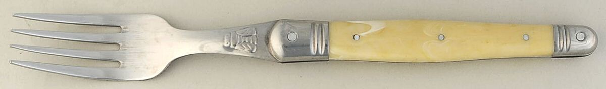 Laguiole-Ivory (Stainless) Fork by Jean Dubost (France)-1