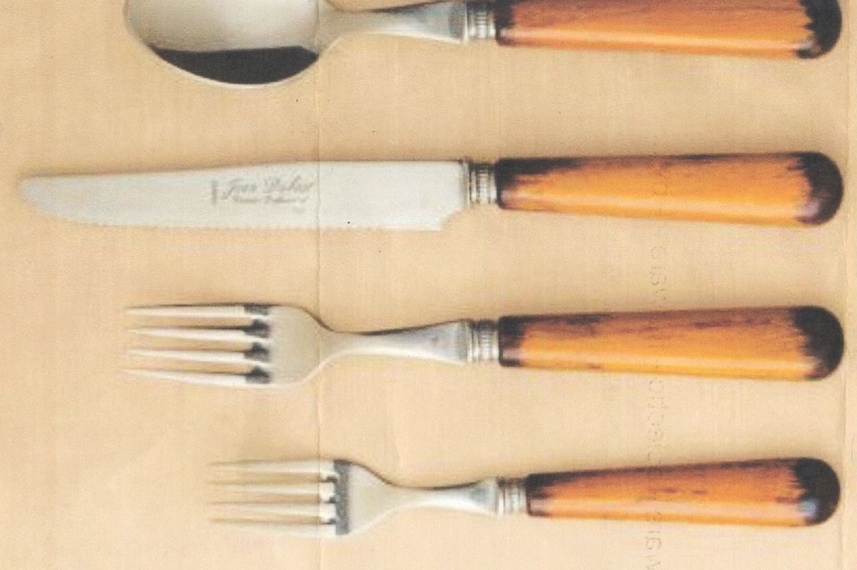 French Country (Stainless) Fork by Jean Dubost (France)-1