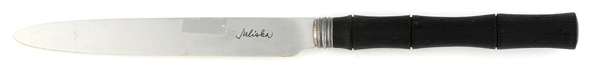 Dark Wood (Stainless, Wood) New French Hollow Knife by Juliska Flatware-1