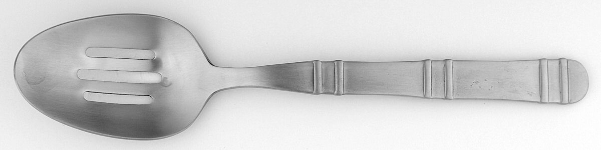 Amagansett (Stainless) Pierced Tablespoon (Serving Spoon) by Joseph Abboud-1