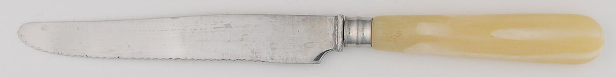 Bistro Cutlery-Ivory (Stainless) Individual Steak Knife Hollow Handle by Jean Dubost (France)-1