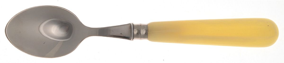Bistro Cutlery-Ivory (Stainless) Dessert/Oval Soup Spoon by Jean Dubost (France)-1