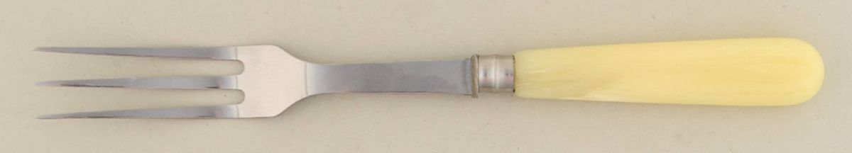 Bistro Cutlery-Ivory (Stainless) Solid Serving Fork by Jean Dubost (France)-1