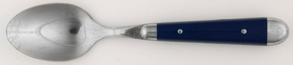 Pantry-Blue (Stainless) Teaspoon by Jean Dubost (France)-1