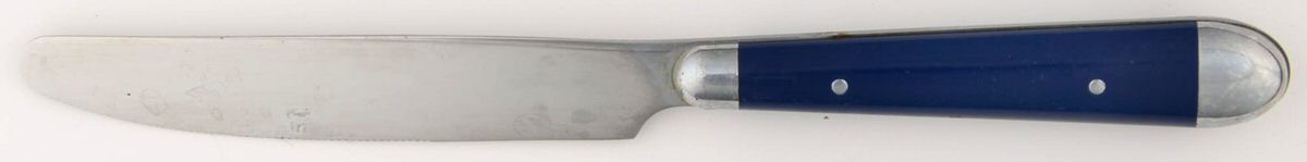 Pantry-Blue (Stainless) New French Solid Knife by Jean Dubost (France)-1