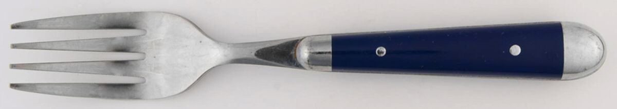 Pantry-Blue (Stainless) Individual Salad Fork by Jean Dubost (France)-1